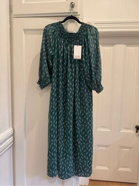 Rodebjer Green Printed Maxi 👗 S new with tags
